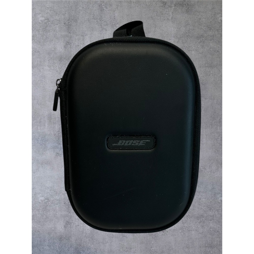 Bose Headphone Carrying Case Black Hard Shell QC Series Airplane Adapter